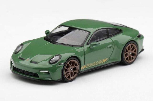 [予約]MINI GT 1/64 (ダイキャスト製) ポルシェ 911(992) GT3 ツーリング Auratiumグリーン(右ハンドル)