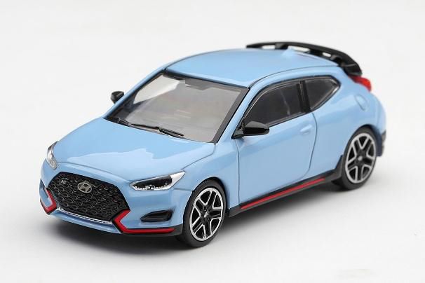 [予約]MINI GT 1/64 (ダイキャスト製) Hyundai ヴェロスター N パフォーマンス ブルー(左ハンドル) 韓国限定
