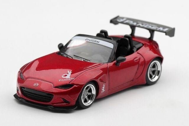 [予約]MINI GT 1/64 (ダイキャスト製) Pandem マツダ ミアータ MX-5 Kodo レッド(左ハンドル)