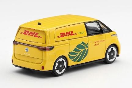 フォルクスワーゲンミニカー　ドイツ製 MINI GT 1/64 (ダイキャスト製) フォルクスワーゲン ID. Buzz DHL