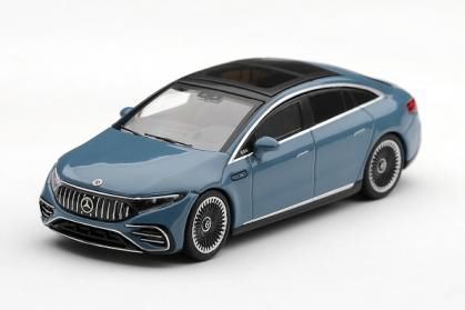 [予約]MINI GT 1/64 (ダイキャスト製) メルセデス AMG EQS 53 ブルー(左ハンドル) ※ブリスタータイプ