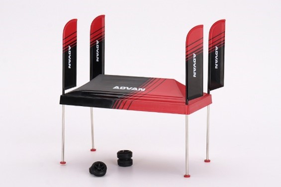 MINI GT 1/64 パドックサービス テントセット ADVAN ガリバー