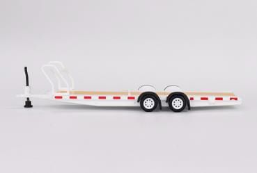 メルセデス カーキャリアトレーラー 1/64 白　新品未開封品 メルセデスベンツ カーキャリアトレーラー ミニカー 1/64 合金