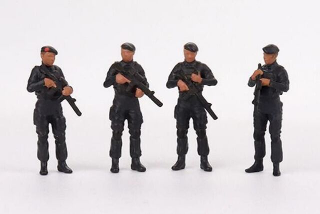 【お1人様2個まで】MINI GT 1/64 インドネシア国家警察機動旅団 フィギュアセット