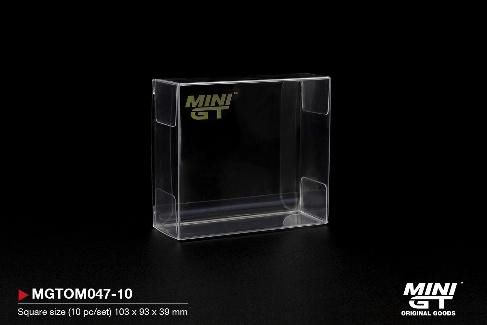 [予約]MINI GT 1/64 (プラスチック製) MINI GT Box プロテクター タイプ C: 正方形サイズ（10個/セット）