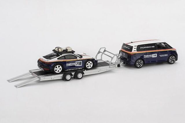 MINI GT 1/64 (ダイキャスト製) ポルシェ 911 ダカール #718