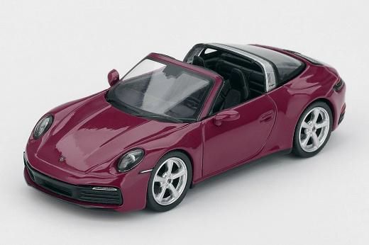 MINI GT 1/64 (ダイキャスト製) ポルシェ 911(992.1) ルビーストーン