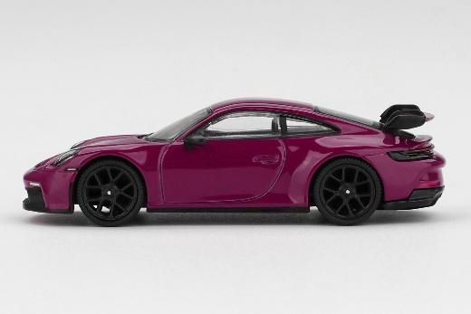 MINI GT 1/64 (ダイキャスト製) ポルシェ 911(992.1) ルビーストーン