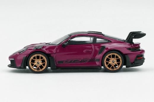 MINI GT 1/64 (ダイキャスト製) ポルシェ 911(992.1) ルビーストーン