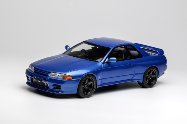 [予約]MOTORHELIX(モーターへリックス) 1/18 (レジン製) Nissan Skyline GT-R (R32) Customized Version Bayside Blue