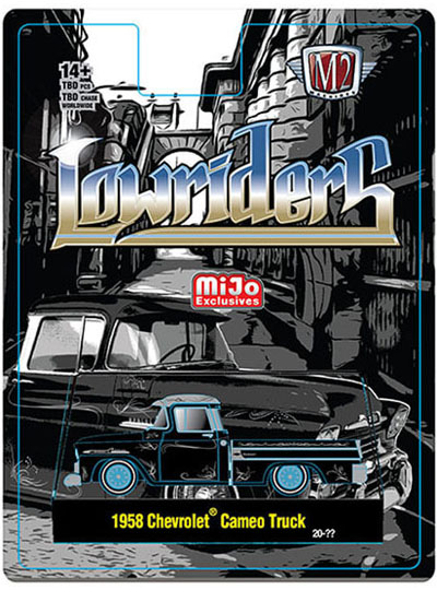 M2 Machines 1/64 1958 シボレー カメオ トラック ローライダー ブラック ※並行輸入品