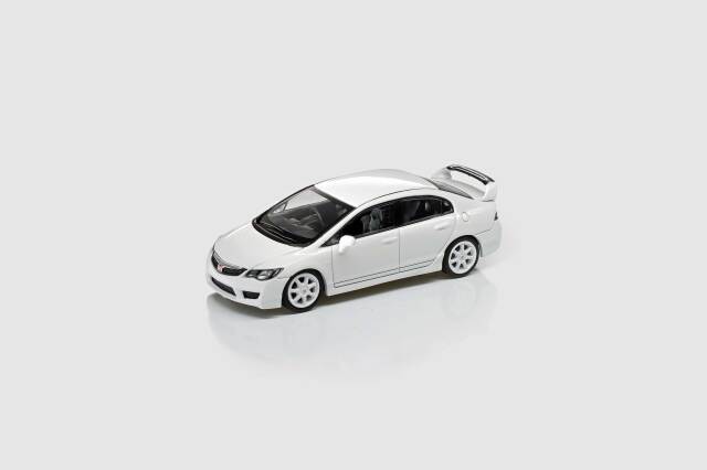 MODEL MODEL 1/64 (ダイキャスト製) Honda CIVIC Type-R FD2 ホワイト