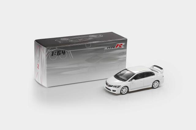 [予約]MODEL MODEL 1/64 (ダイキャスト製) Honda CIVIC Type-R FD2 ホワイト
