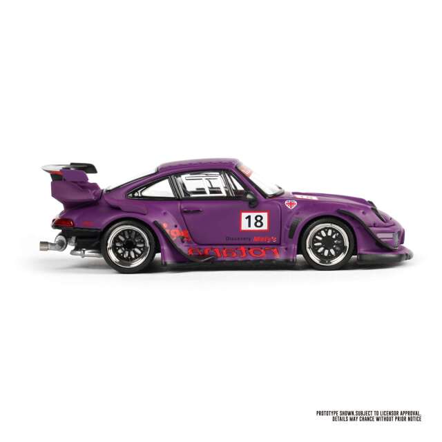 MODEL MODEL 1/64 (ダイキャスト製) RWB 993 Rotana 18# パープル