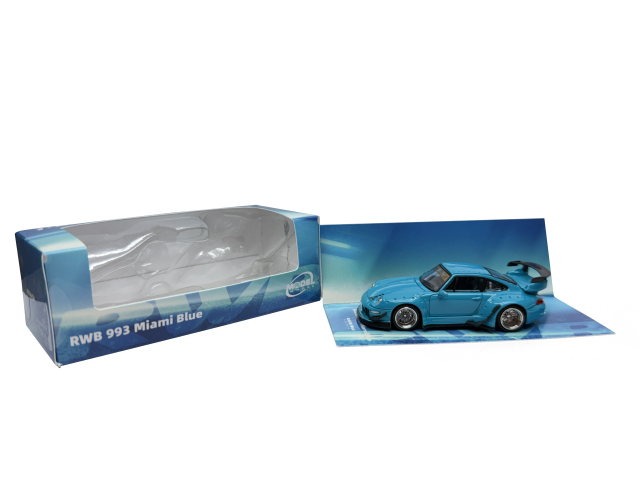 MODEL MODEL 1/64 (ダイキャスト製) RWB 993 マイアミブルー