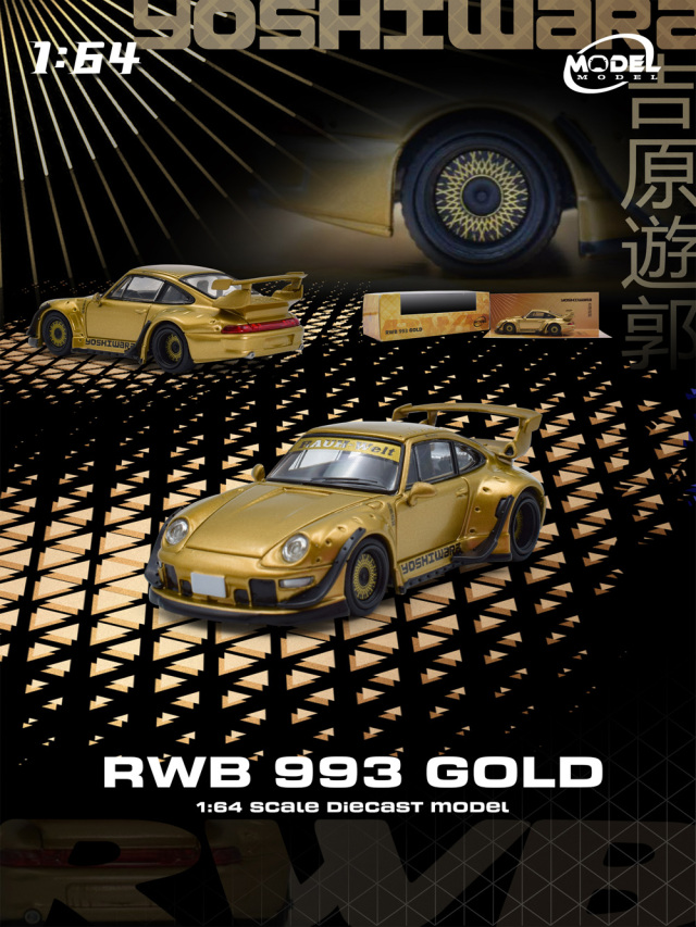 MODEL MODEL 1/64 (ダイキャスト製) RWB 993 Gold