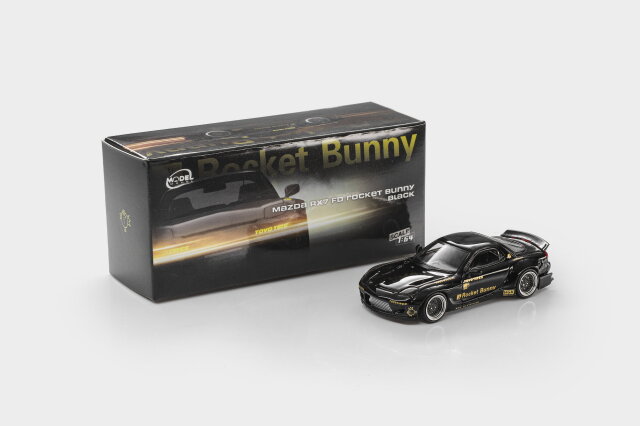 MODEL MODEL 1/64 (ダイキャスト製) マツダ RX7 FD Rocket Bunny ブラック