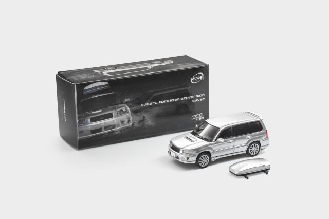 [予約]MODEL MODEL 1/64 (ダイキャスト製) スバル・フォレスター STI Version シルバー
