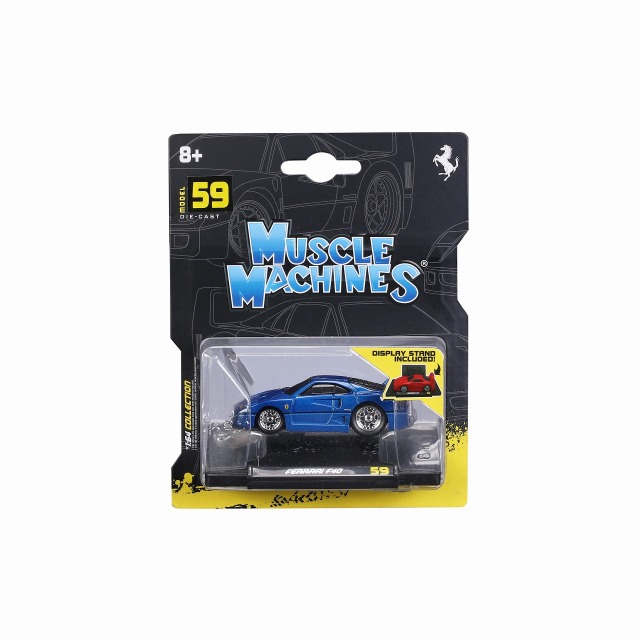 [予約]Maisto(マイスト) 1/64 (ダイキャスト製) MM フェラーリ F40 ブルー