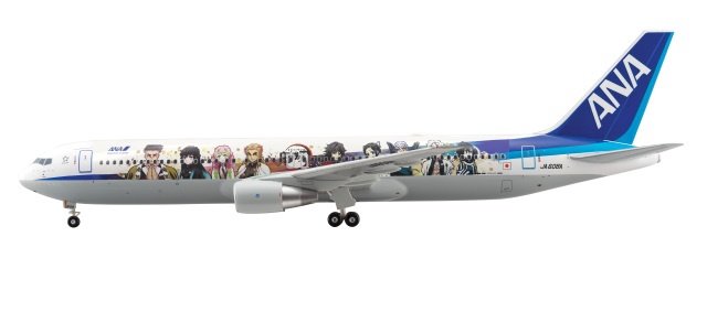 貴重 ANA 鬼滅の刃 B 767 飛行機 実直 モデル＆ 炭治郎 禰豆子