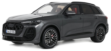 [予約]otto mobile(オットモビル) 1/18 (レジン製) アウディ SQ5 TFSI 2025 (グレー)限定生産品