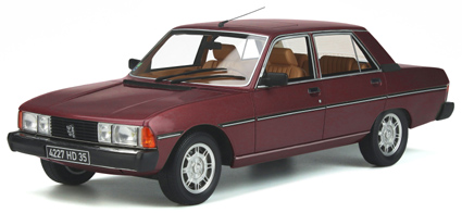 [予約]otto mobile(オットモビル) 1/18 (レジン製) プジョー 604 GTI 1983 (レッド) 限定生産品
