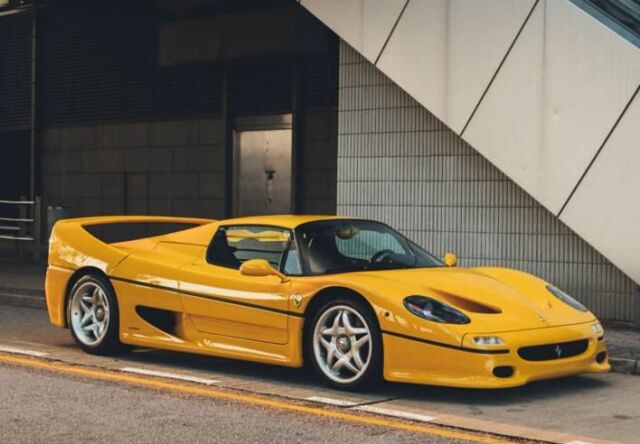BBR MODELS 1/18 (レジン製) Ferrari F50 Coupe Yellow - Black