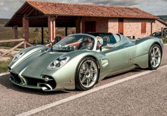 [予約]BBR MODELS 1/18 (レジン製) Pagani Utopia Roadster Verde Mara - open roof ※ケース付