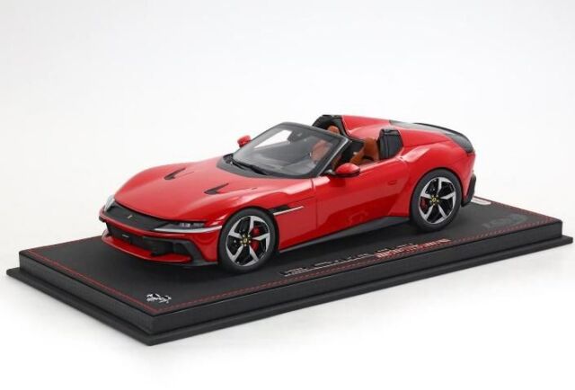 [予約]BBR MODELS 1/43 (レジン製) Ferrari 12Cilindri Spider Red Corsa - Terra antica interior color