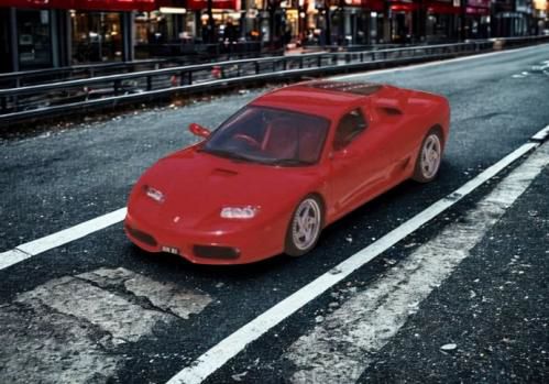[予約]BBR MODELS 1/18 (レジン製) Ferrari FX 1995 Rosso Corsa ※ケース付