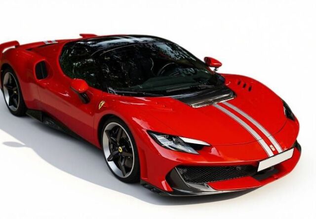 [予約]BBR MODELS 1/18 (レジン製)Ferrari 296 Speciale A Rosso Corsa with silver stripes no roof