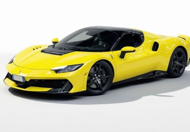 [予約]BBR MODELS 1/18 (レジン製)Ferrari 296 Speciale A - spider Giallo Kuramochi no roof