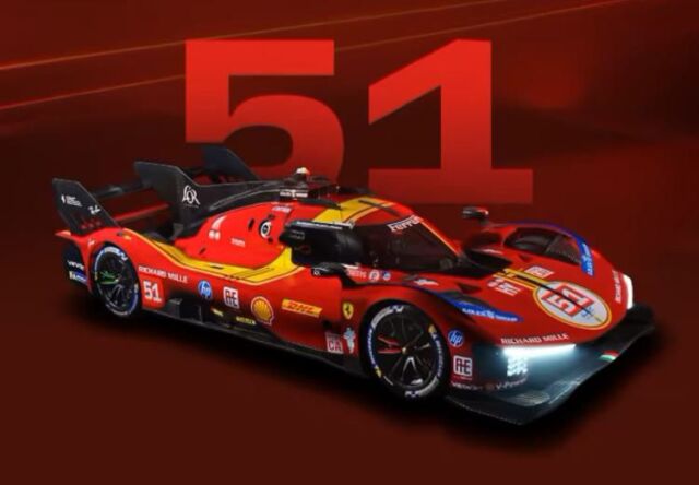 [予約]BBR MODELS 1/12 (レジン製) Ferrari 499P car n. 51 - 24h Le Mans 2025drivers Pier Guidi - Giovinazzi - Calado