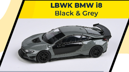 PARA64 1/64 リバティーウォーク BMW i8  ブラック/グレー ※左ハンドル