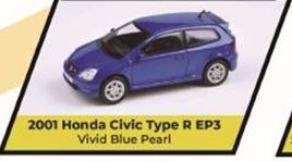 PARA64 1/64 ホンダ シビック タイプR EP3 2001 ビビッドパールブルー RHD