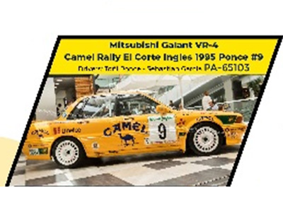 PARA64 1/64 三菱 ギャラン VR-4  1995年Rally ElCorte Ingles #9 Ponce ※右ハンドル