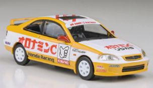 [予約]PARA64 1/64 (ダイキャスト製) 1999 ホンダ シビック EM1 Oyatsu Racing  ※右ハンドル