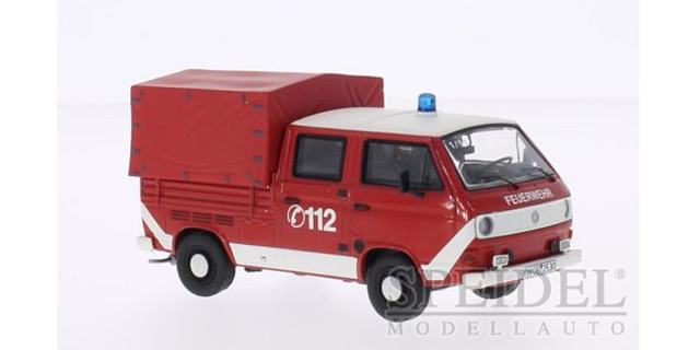 PremiumClassiXXs（プレミアムクラシックス） 1/43 フォルクスワーゲン T3-a extended cab/ canvas "Feuerwehr"消防隊