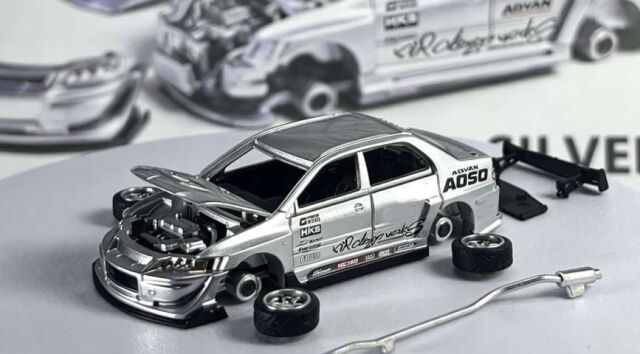 PEAKO(ピーコ) 1/64 (ダイキャスト製) Mitsubishi ランサー