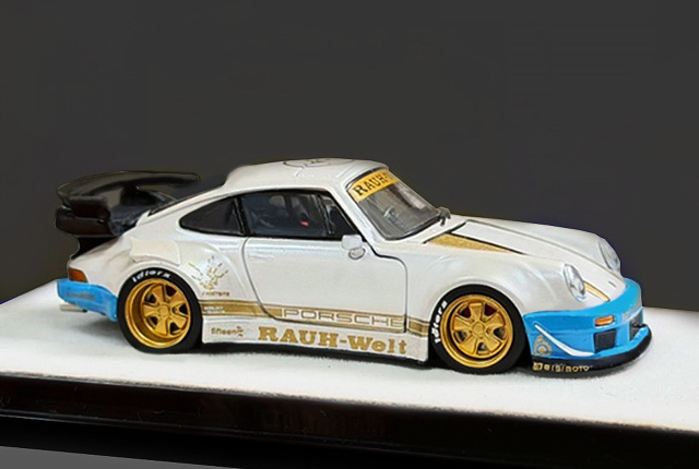 PGM 1/64 ポルシェ RWB 930 フル開閉モデル イエロー 限定 PGM 1/64 (ダイキャスト製) RWB 930 Matte White