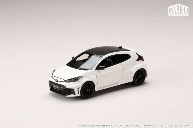 MARK43（マーク43） 1/43 (レジン製) トヨタ GR YARIS RZ High performance 2024 スーパーホワイト II