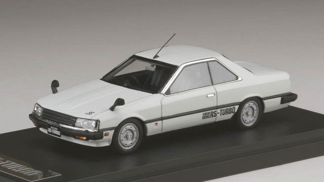 MARK43（マーク43） 1/43 日産 スカイライン ハードトップ 2000 RS-ターボ (KDR30) フェンダーミラー ホワイト