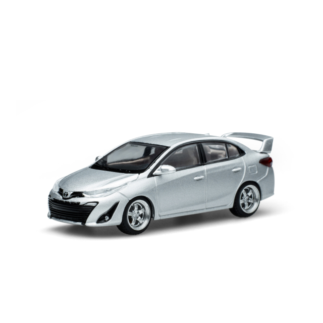 POP RACE 1/64 TOYOTA GR VIOS SILVER