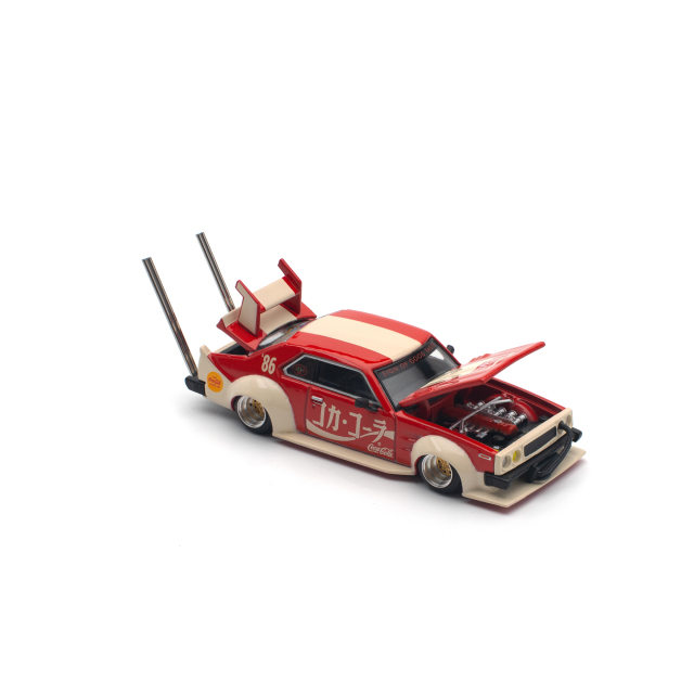 POP RACE 1/64 (ダイキャスト製) SKYLINE C210 (BOSOZOKU STYLE