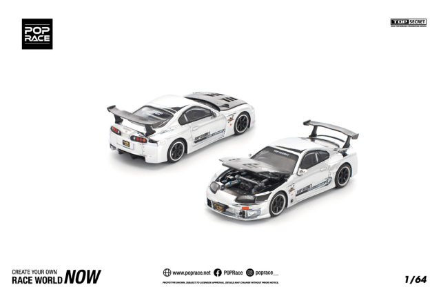 POP RACE 1/64 (ダイキャスト製) トップシークレット GT300