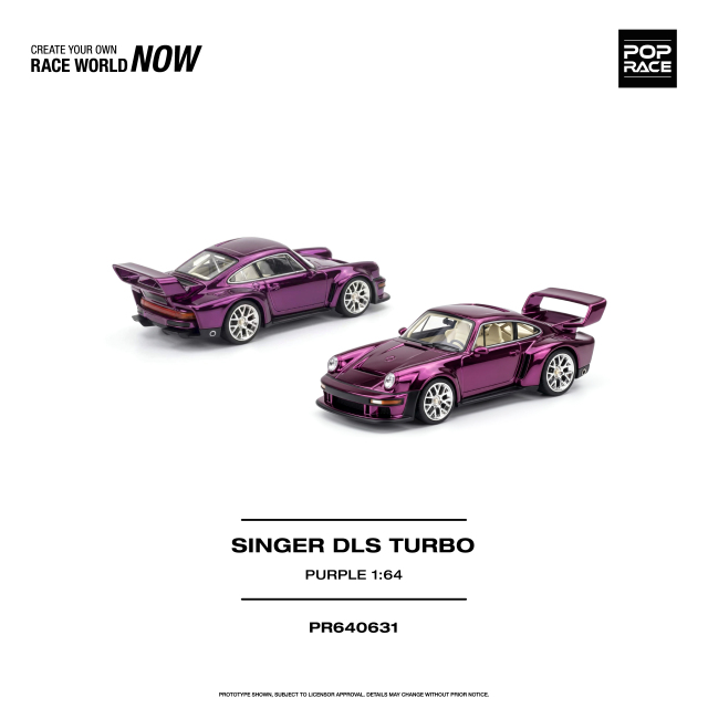 [予約]POP RACE 1/64 (ダイキャスト製) シンガー DLS ターボ パープル