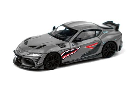 POP RACE x Enigma 1/64 (ダイキャスト製) Darwin Pro 66G NWB Supra A90 - Grey Metallic