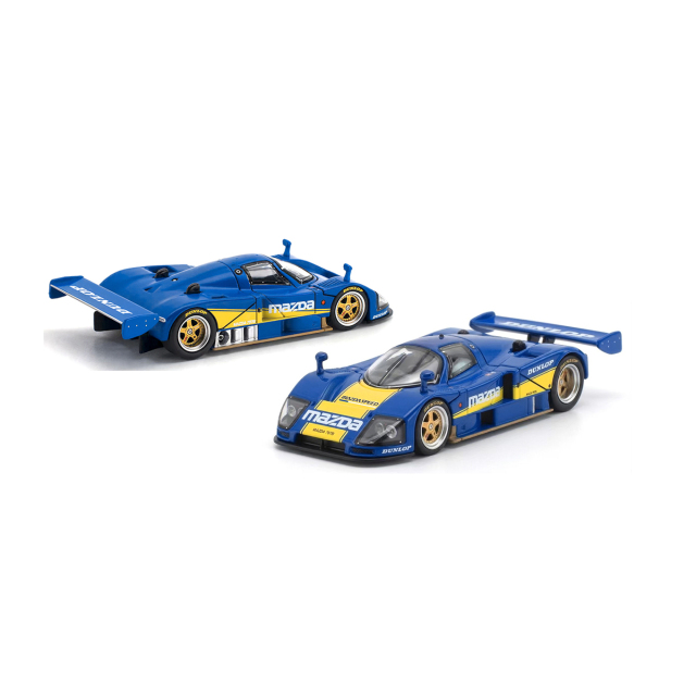 [予約]POP RACE x Enigma 1/64 (ダイキャスト製) マツダ 787B レーシング ブルー／イエロー
