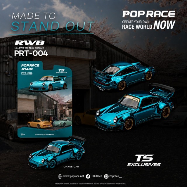POPRACE x TS (TOKYO STATION) 1/64 (ダイキャスト製) RWB 930