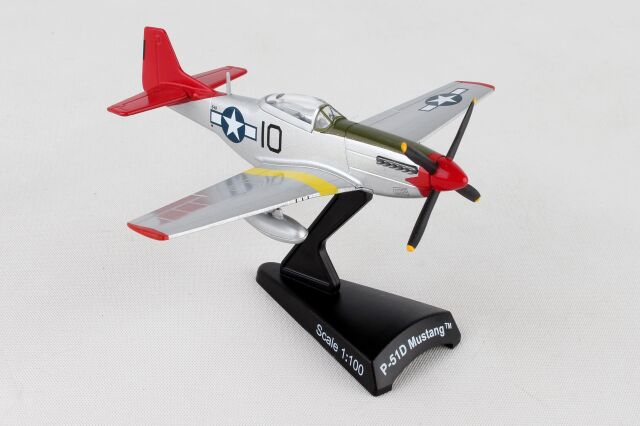 POSTAGE STAMP 1/100 P-51 アメリカ陸軍航空軍 タスキギーエアエン